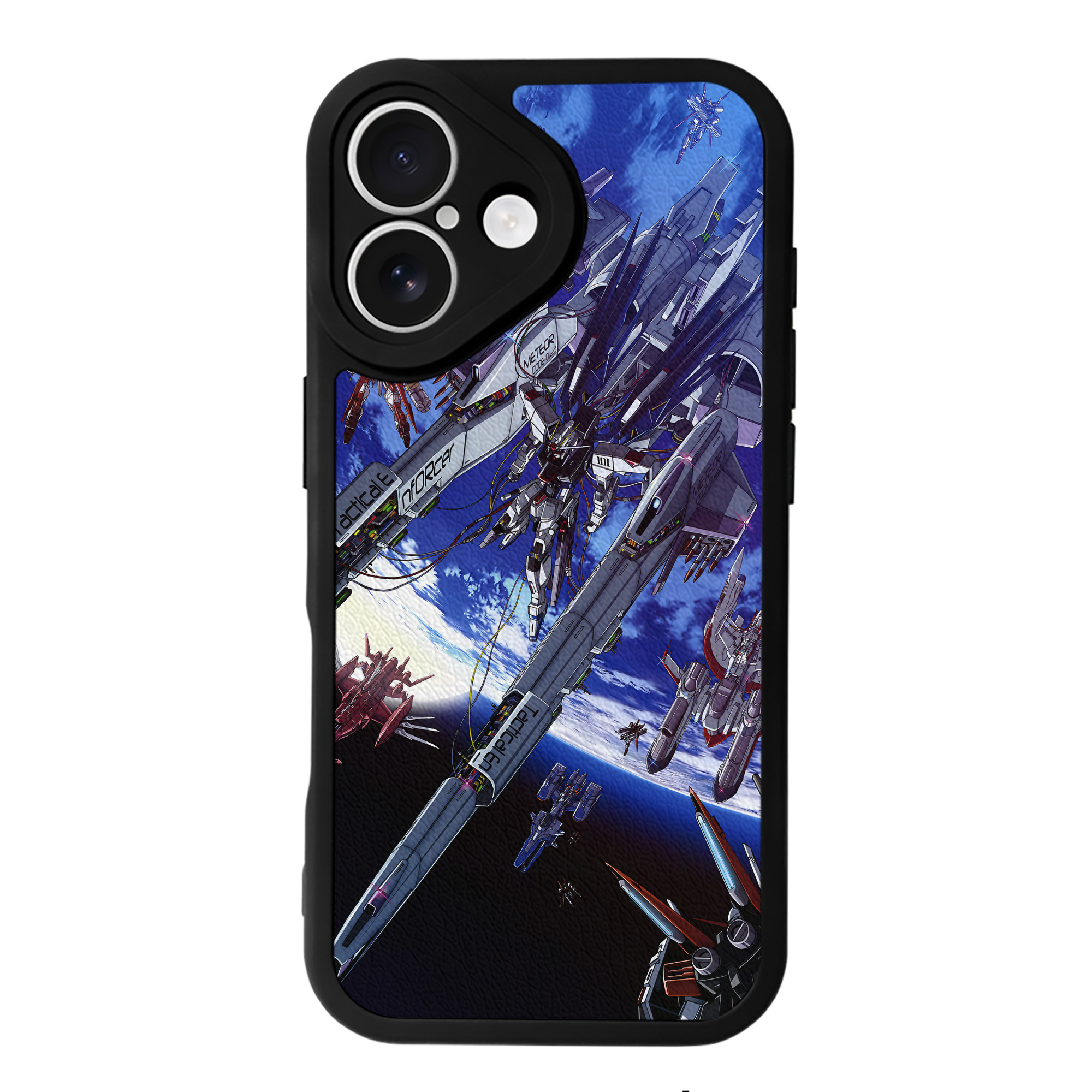 （画像用） 機動戦士ガンダム Mobile Suit Gundam 【iPhone 16シリーズ対応】シリコンスマホケース（レザー調） 材質：シリコン